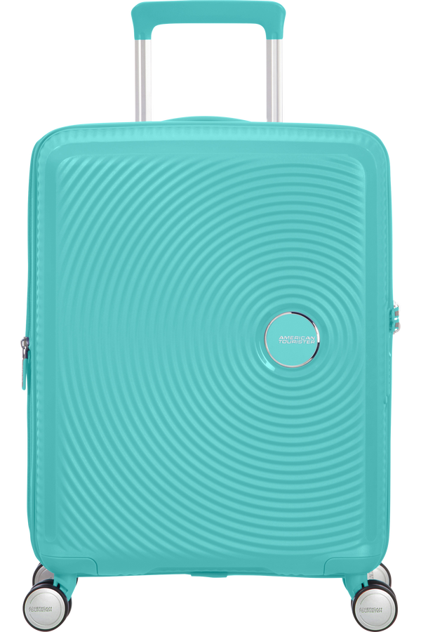 American Tourister Soundbox Spinner TSA Expandable 55cm  Poolside Blue